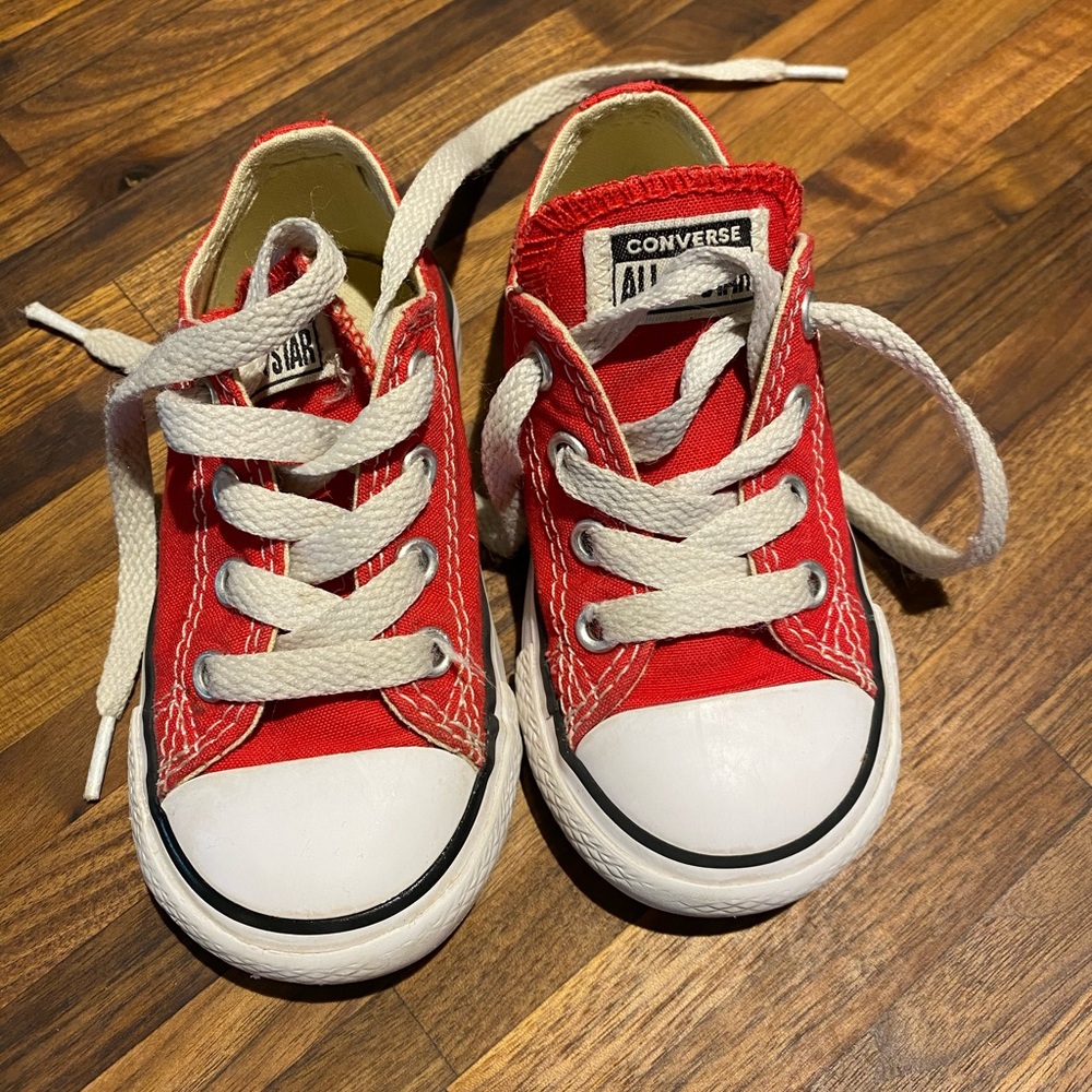 Red Converse Toddler 6